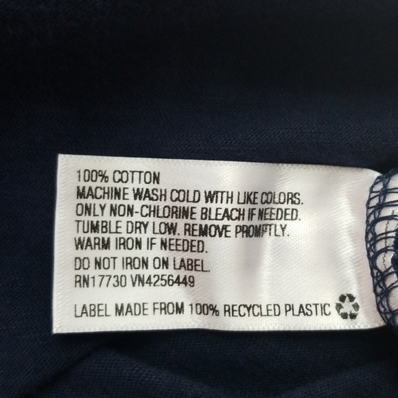 Merona women Tee shirt navy bleu - Picture 3 of 4